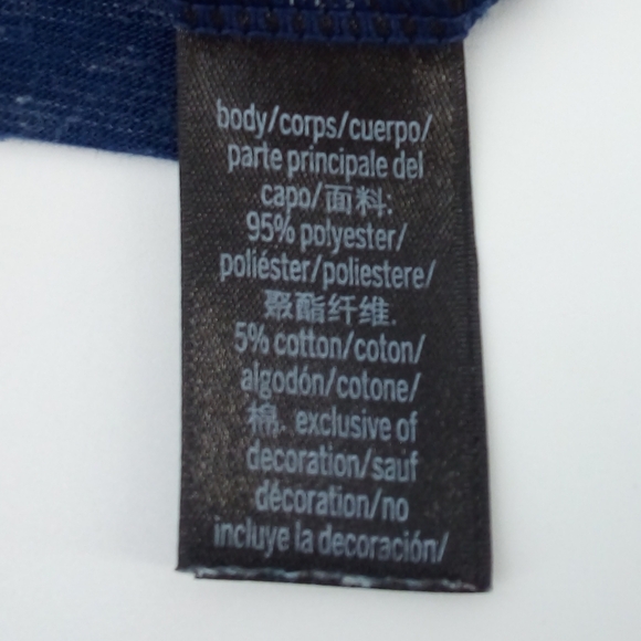 ⭐3/$30 Victoria Sport Racerback Workout Tank Top M Blue Black - Picture 9 of 9